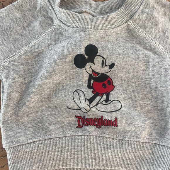 Walt Disney World Mickey Mouse Sweatshirt Gray Size Infant Newborn Unisex - Picture 3 of 5